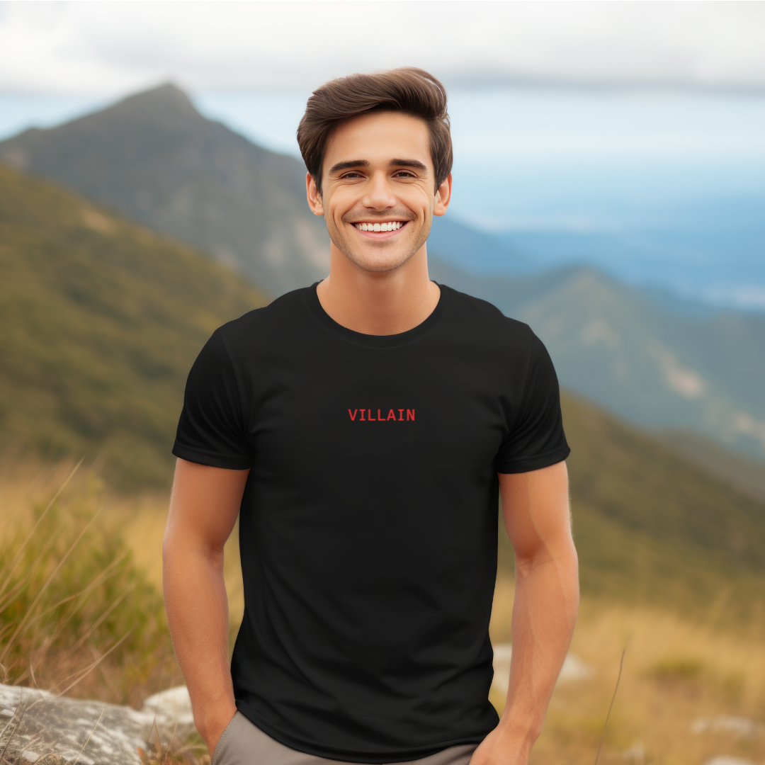 Villain Unisex Stylish T-Shirt for Men and Women