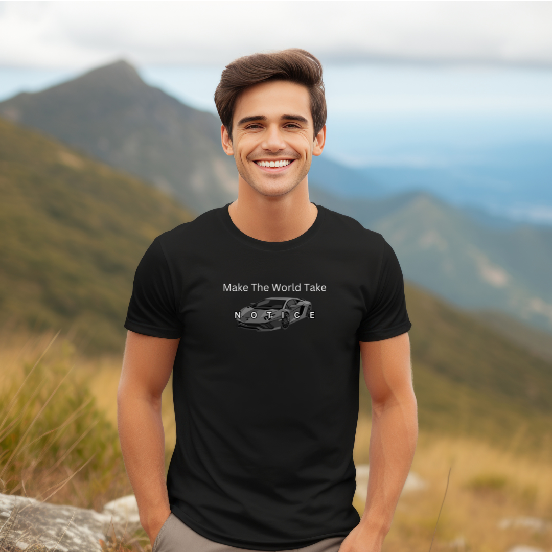 Make The World Take Notice Unisex Stylish T-Shirt for Men and Women