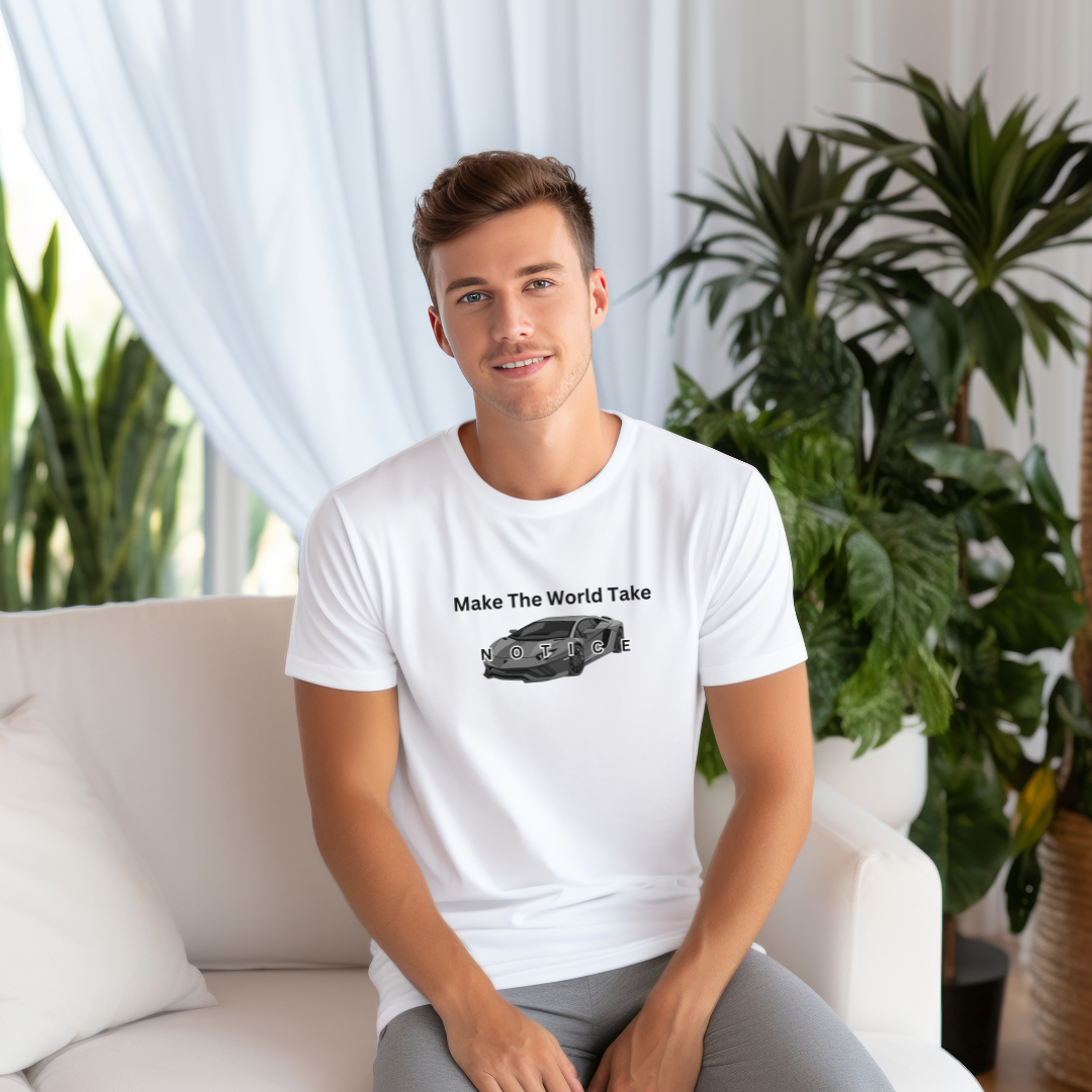Make The World Take Notice Unisex Stylish T-Shirt for Men and Women
