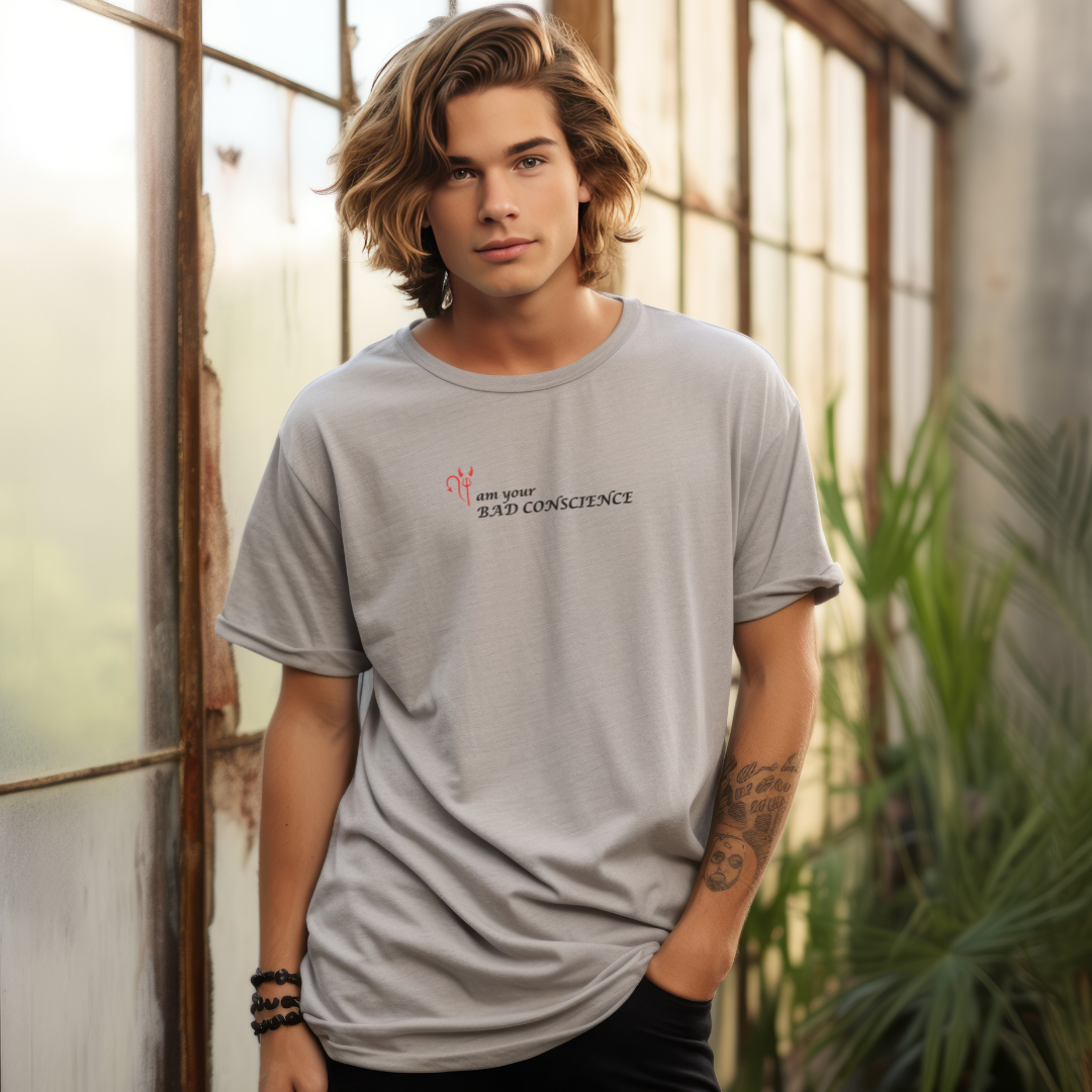 I Am Your Bad Conscience Unisex Stylish T-Shirt for Men and Women