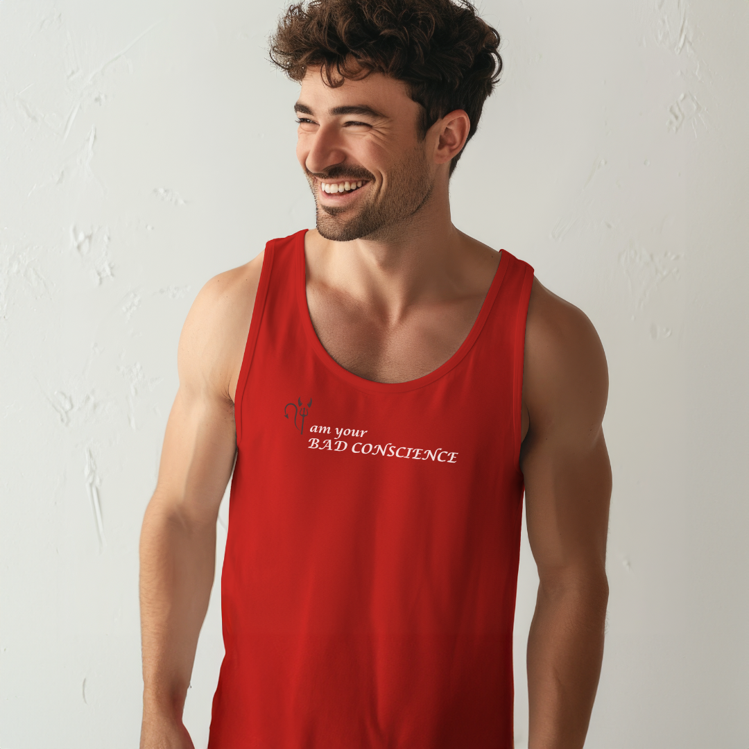 I'm Your Bad Conscience Unisex Jersey Stylish Tank Top for Men and Women
