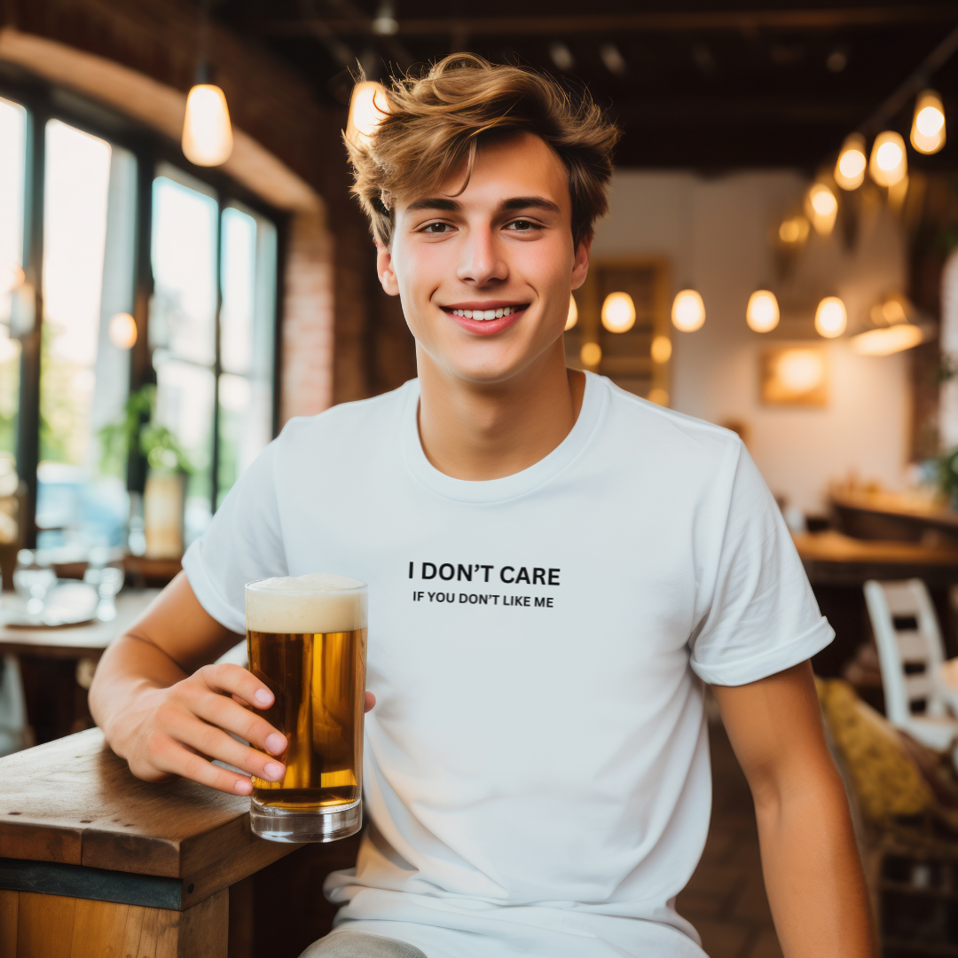 I Don't Care If You Don't Like ME Stylish T-Shirt for Men