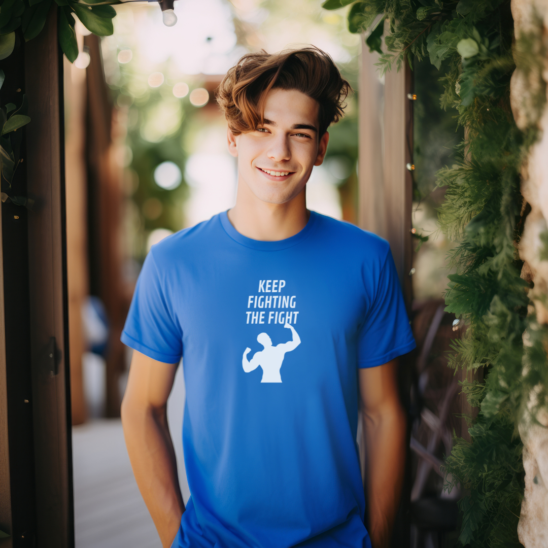 Keep Fighting The Fight Stylish T-Shirt for Men