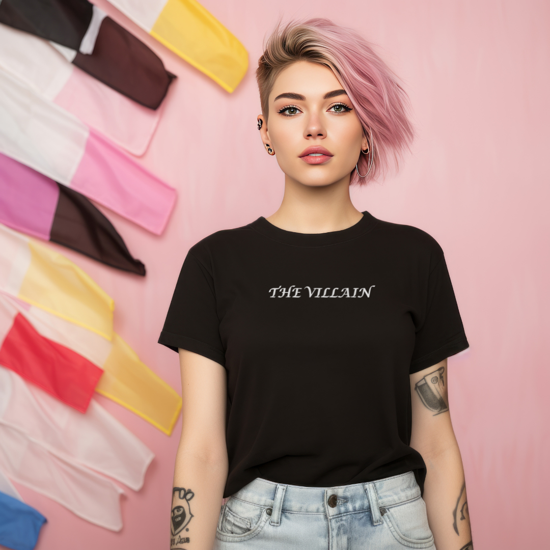 The Villain Unisex T-Shirt, Stylish T-Shirt for Men and Women