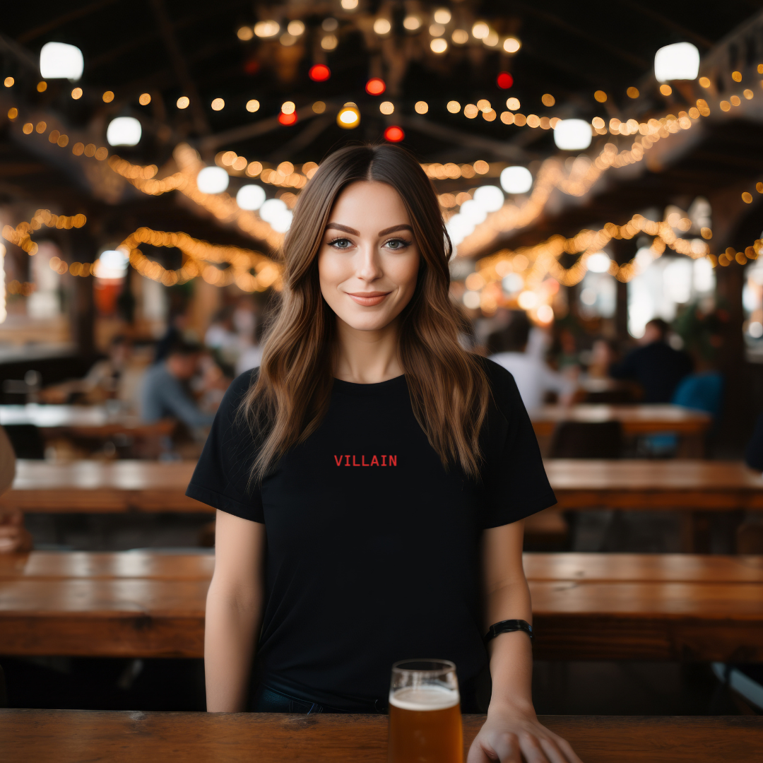 Villain Unisex Stylish T-Shirt for Men and Women