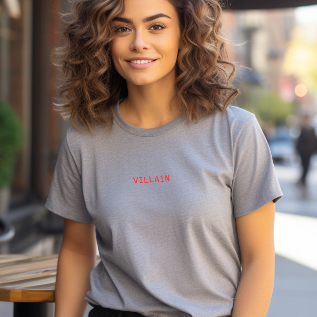 Villain Unisex Stylish T-Shirt for Men and Women