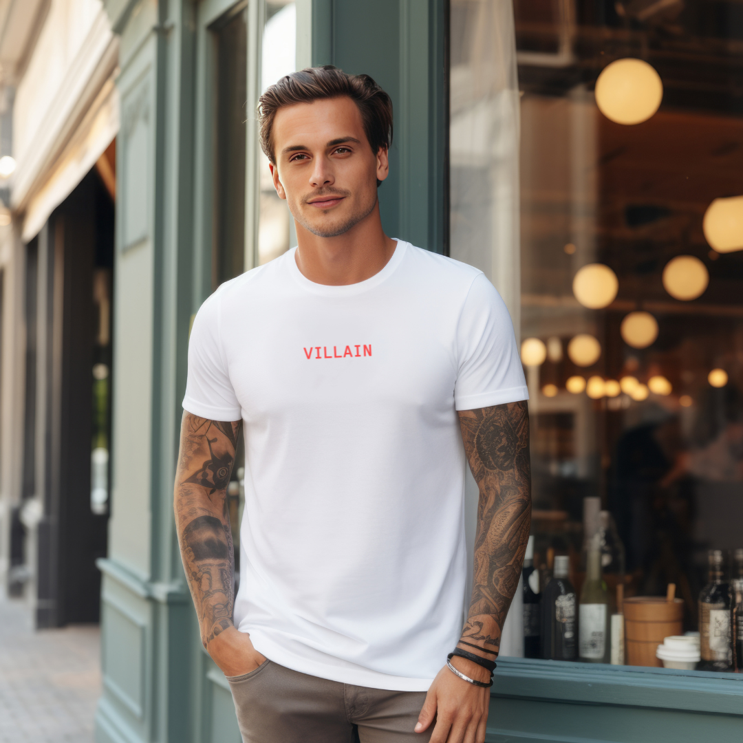 Villain Unisex Stylish T-Shirt for Men and Women
