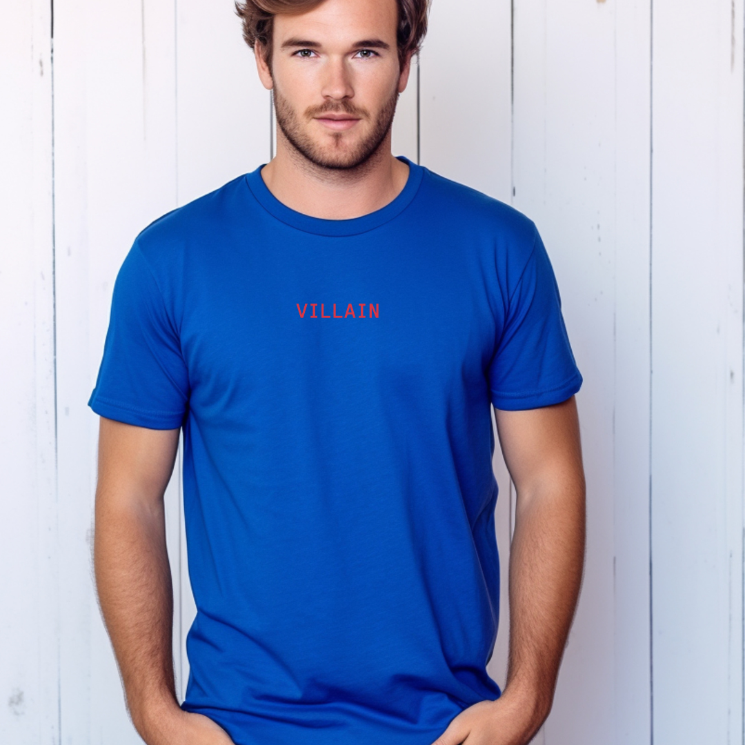 Villain Unisex Stylish T-Shirt for Men and Women