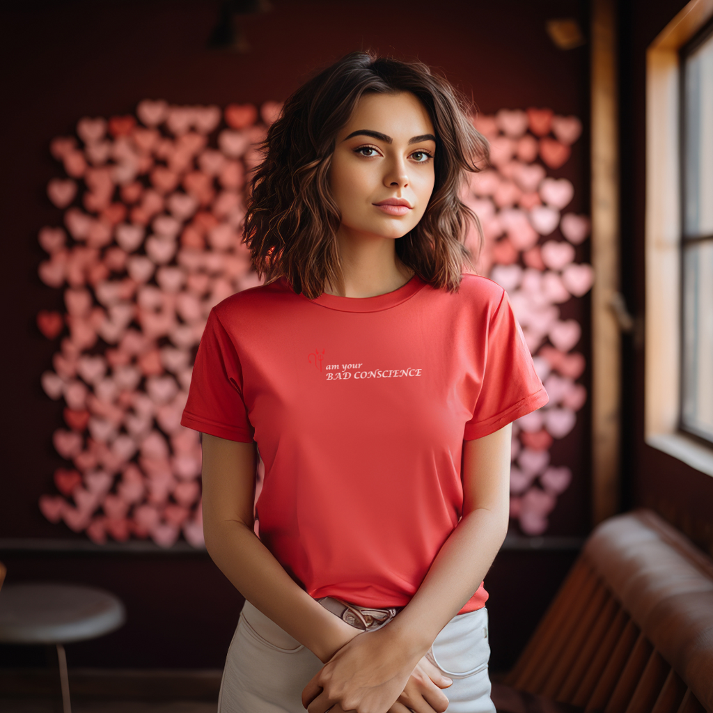 I Am Your Bad Conscience Unisex Stylish T-Shirt for Men and Women