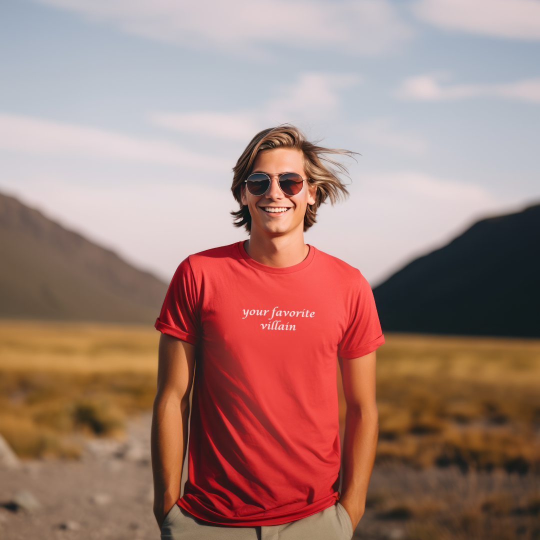 Your Favorite Villain Unisex Stylish T-Shirt for Men and Women