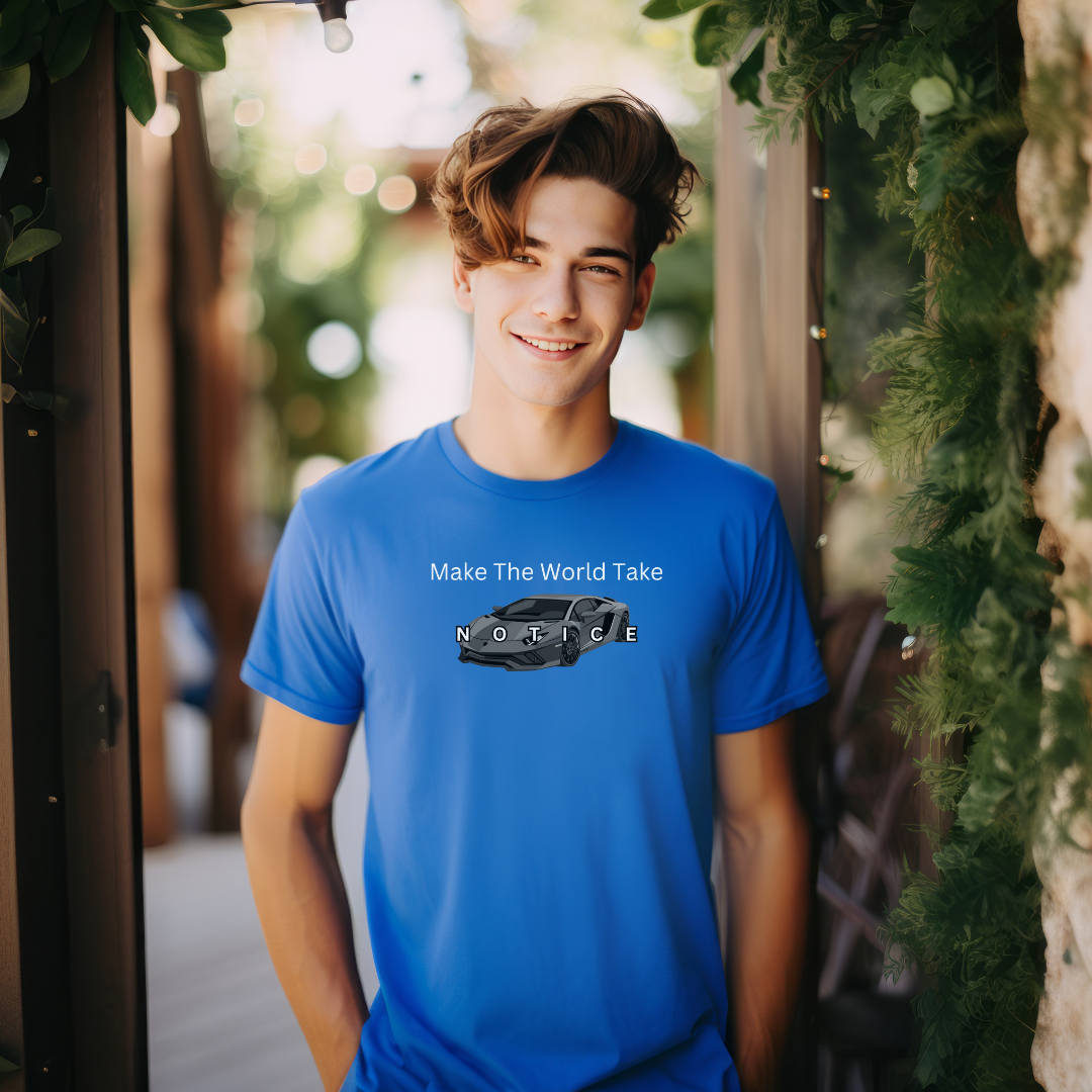 Make The World Take Notice Unisex Stylish T-Shirt for Men and Women