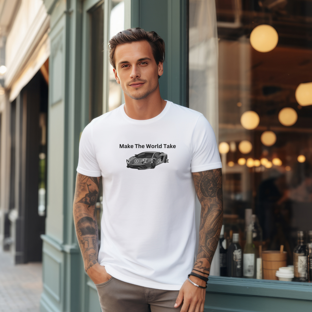 Make The World Take Notice Unisex Stylish T-Shirt for Men and Women