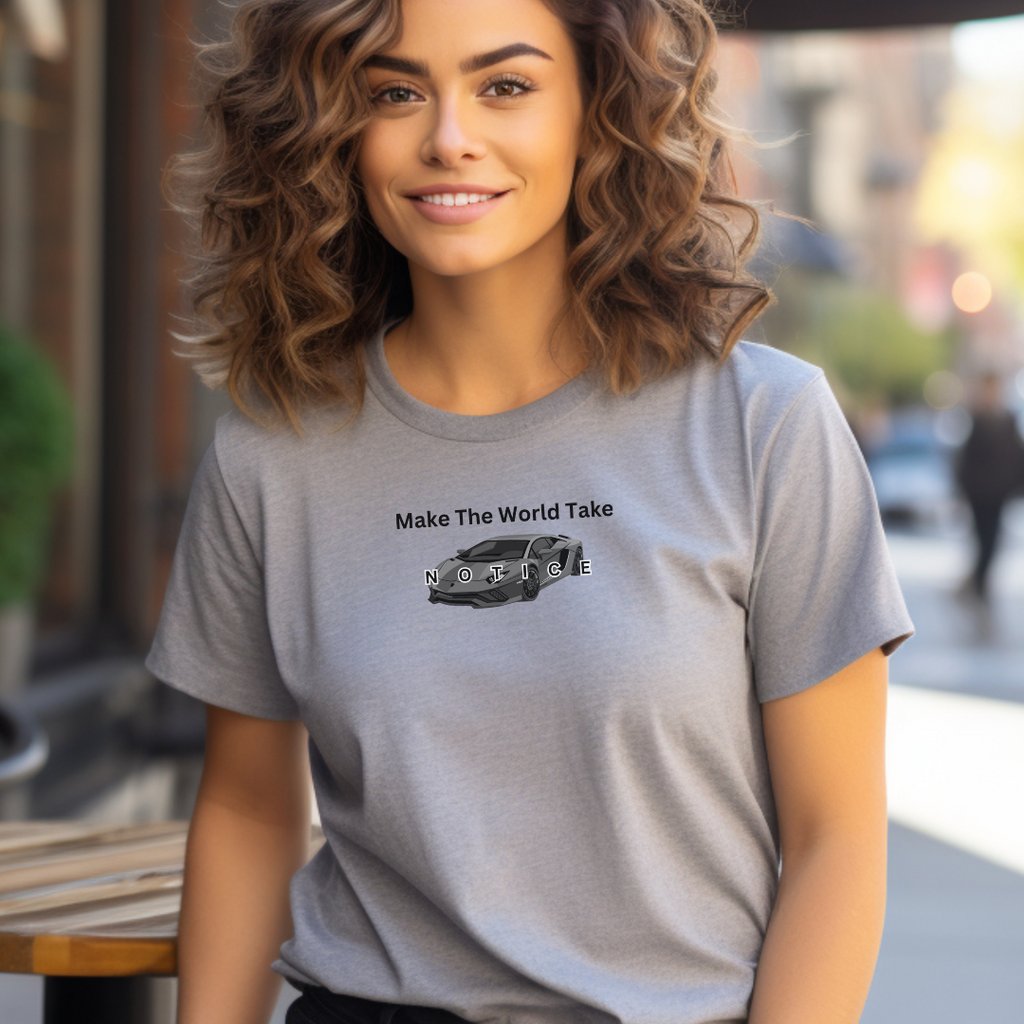 Make The World Take Notice Unisex Stylish T-Shirt for Men and Women