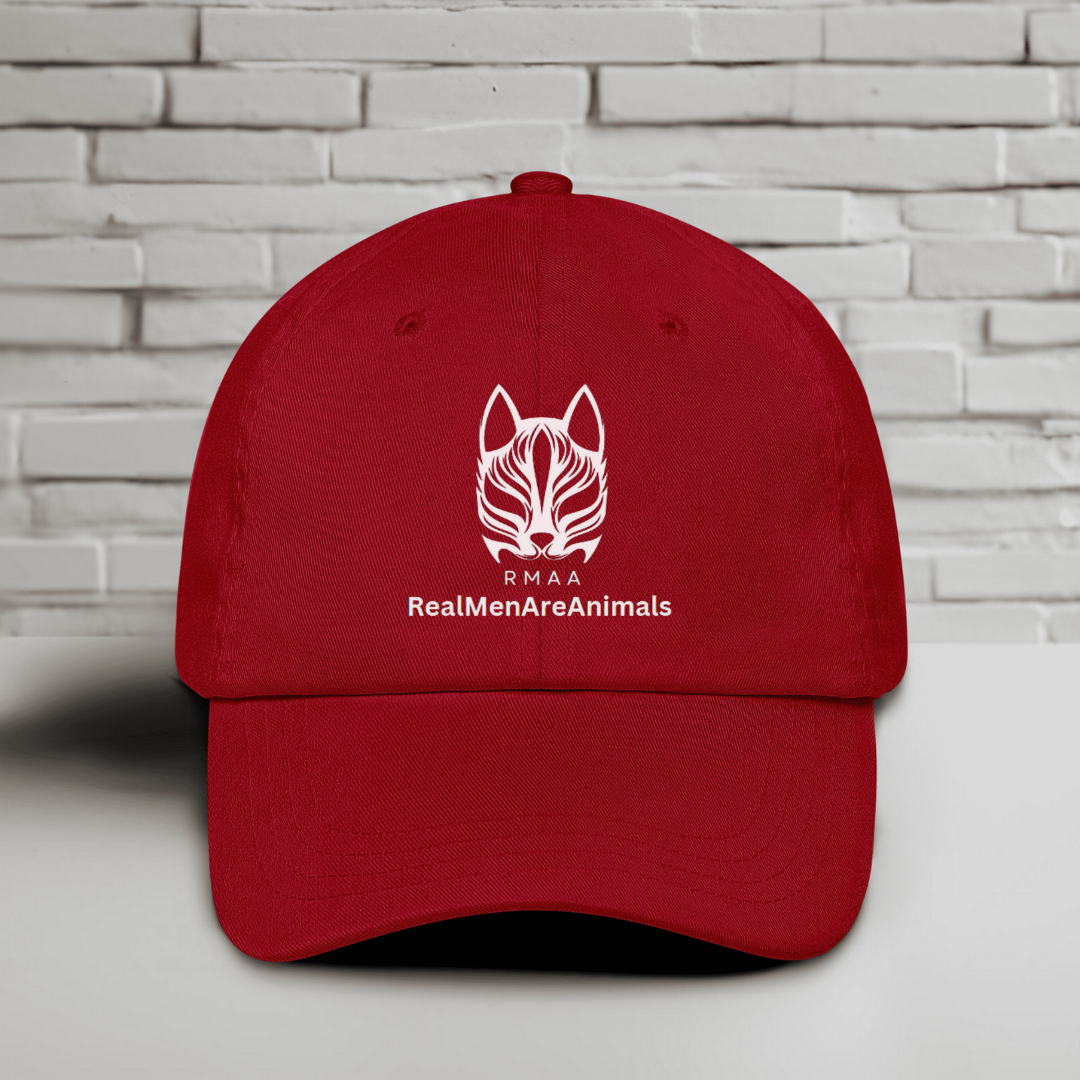 Real Men Are Animals Embroidered Baseball Cap