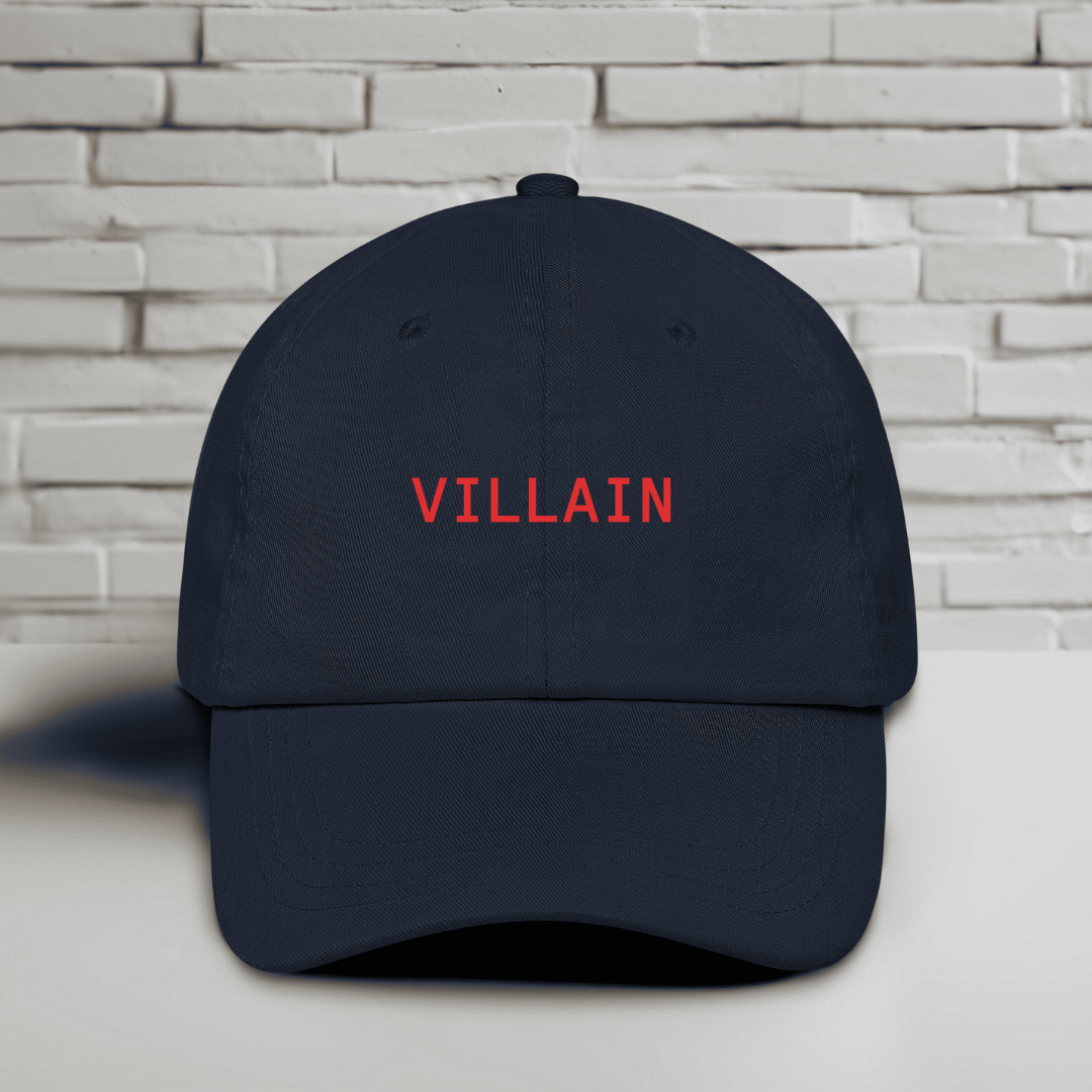 Villain Embroidered Baseball Cap